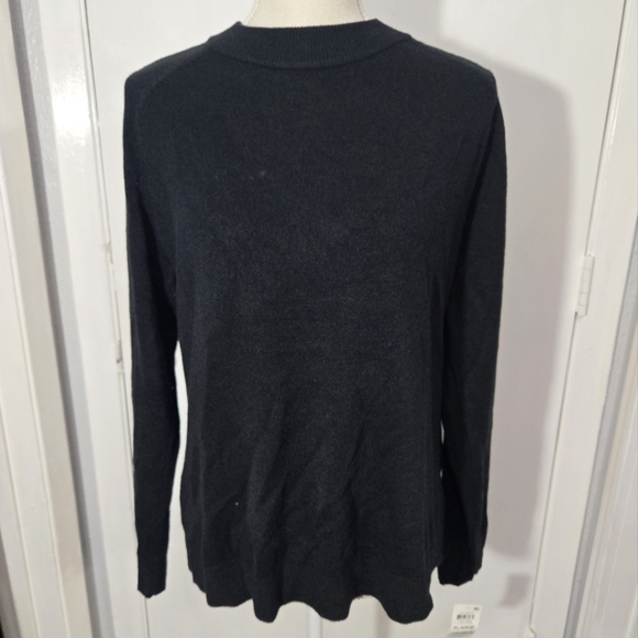 KAREN  SCOTT  CHIC  LUX SOFT  MOCK  NECK  SWEATER  PULLOVER TOP  Sz XL  NWT - Picture 4 of 9